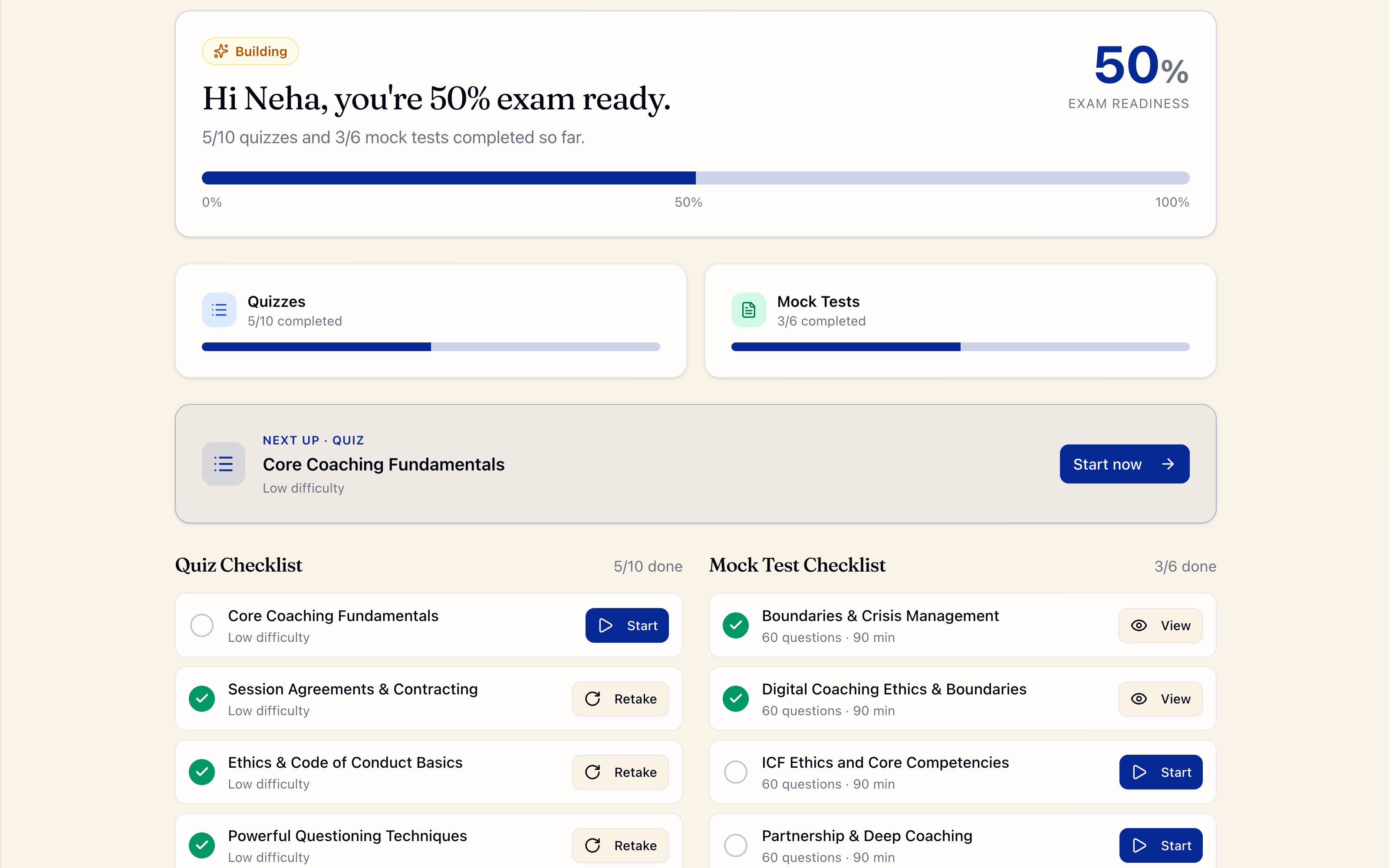 Home Dashboard Preview