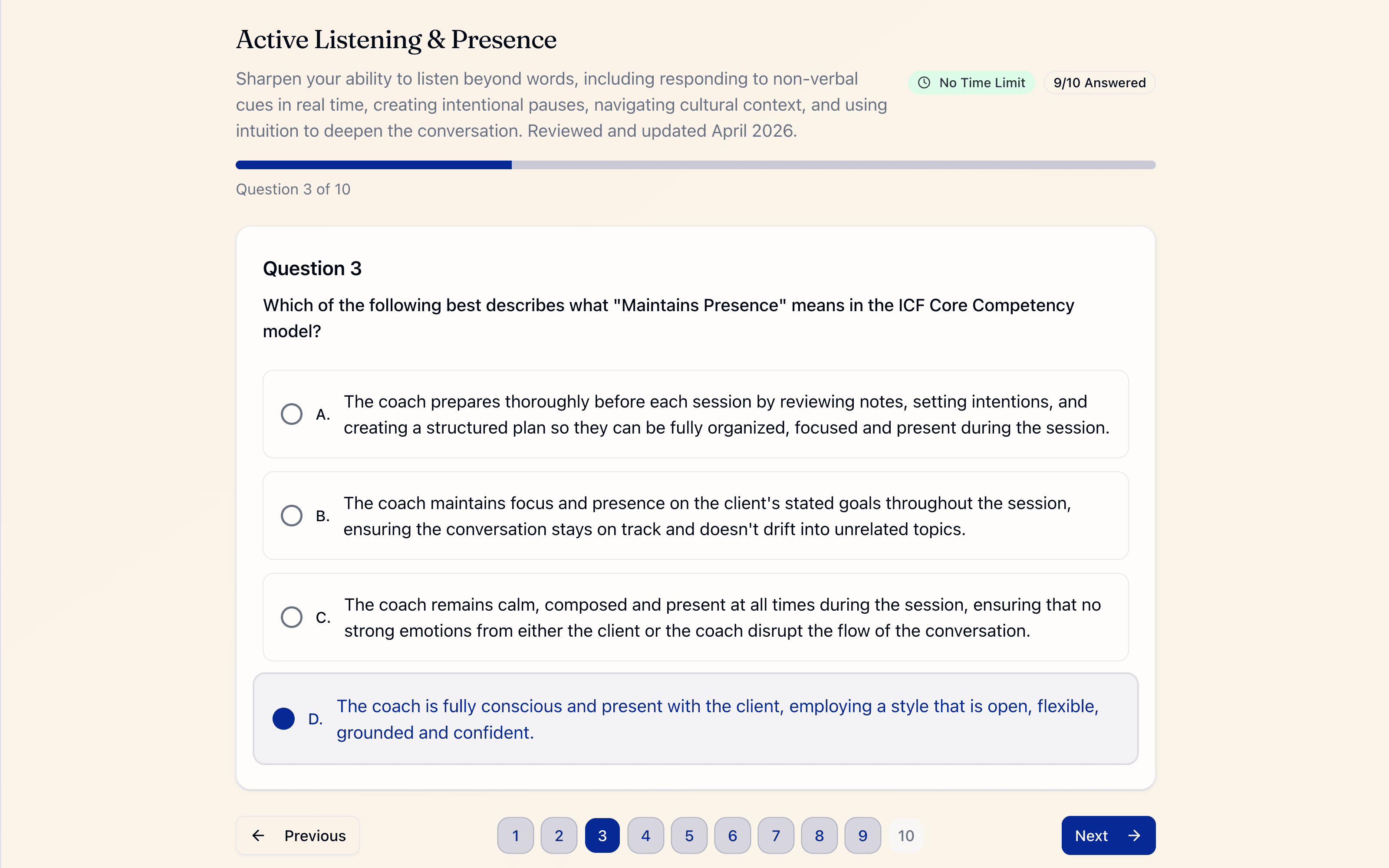 Quiz Interface Preview