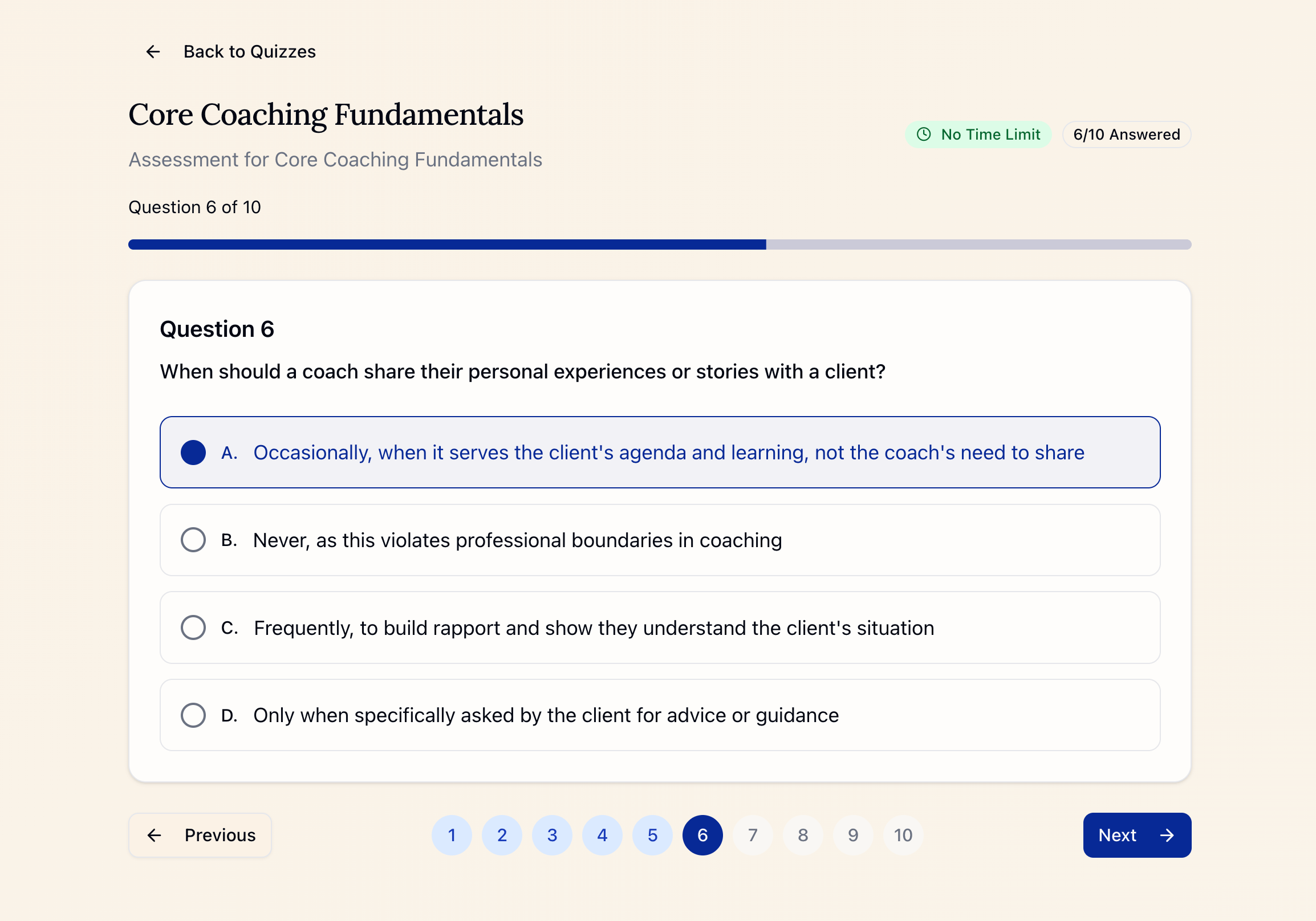 Quiz Interface Preview